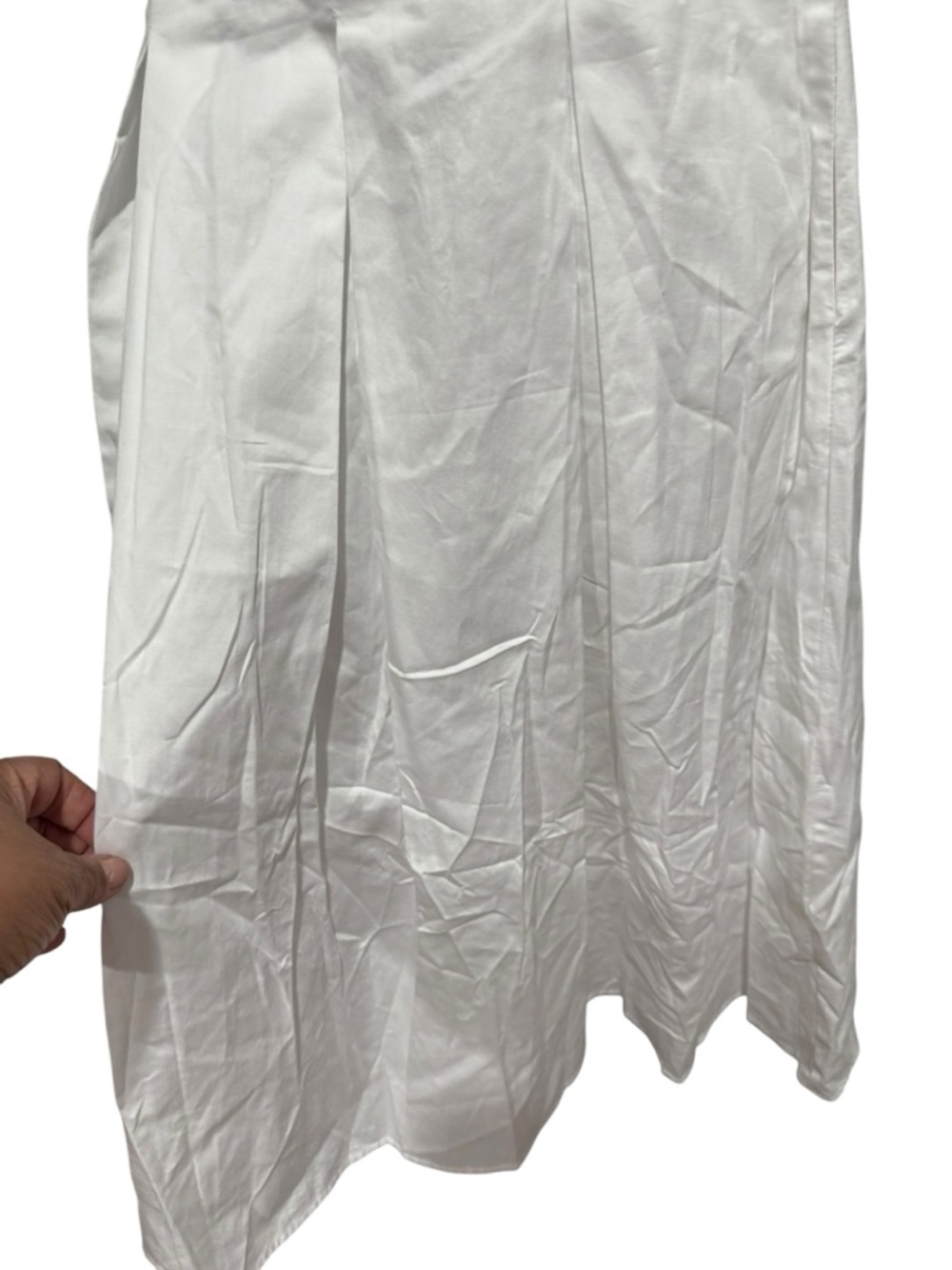Anthropologie Sunday in Brooklyn White Midi Pleated Dress - Picture 9 of 14